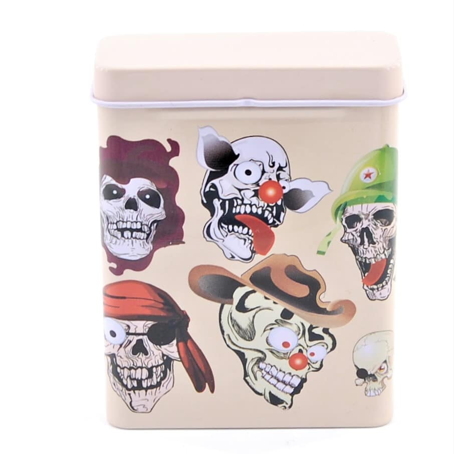 Plechová krabička na cigarety- Smrtky