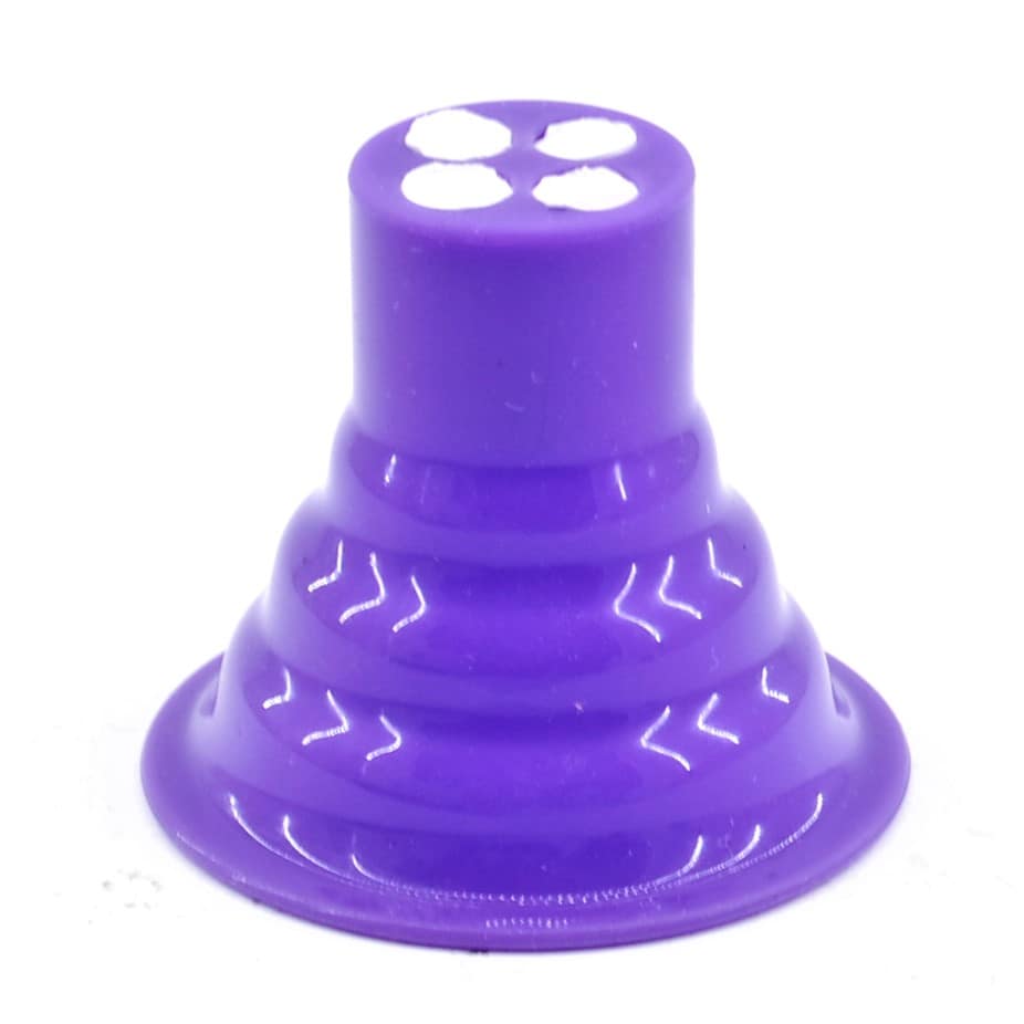 Silikónový náustok s filtrom na bongo- YD-700- Fialový