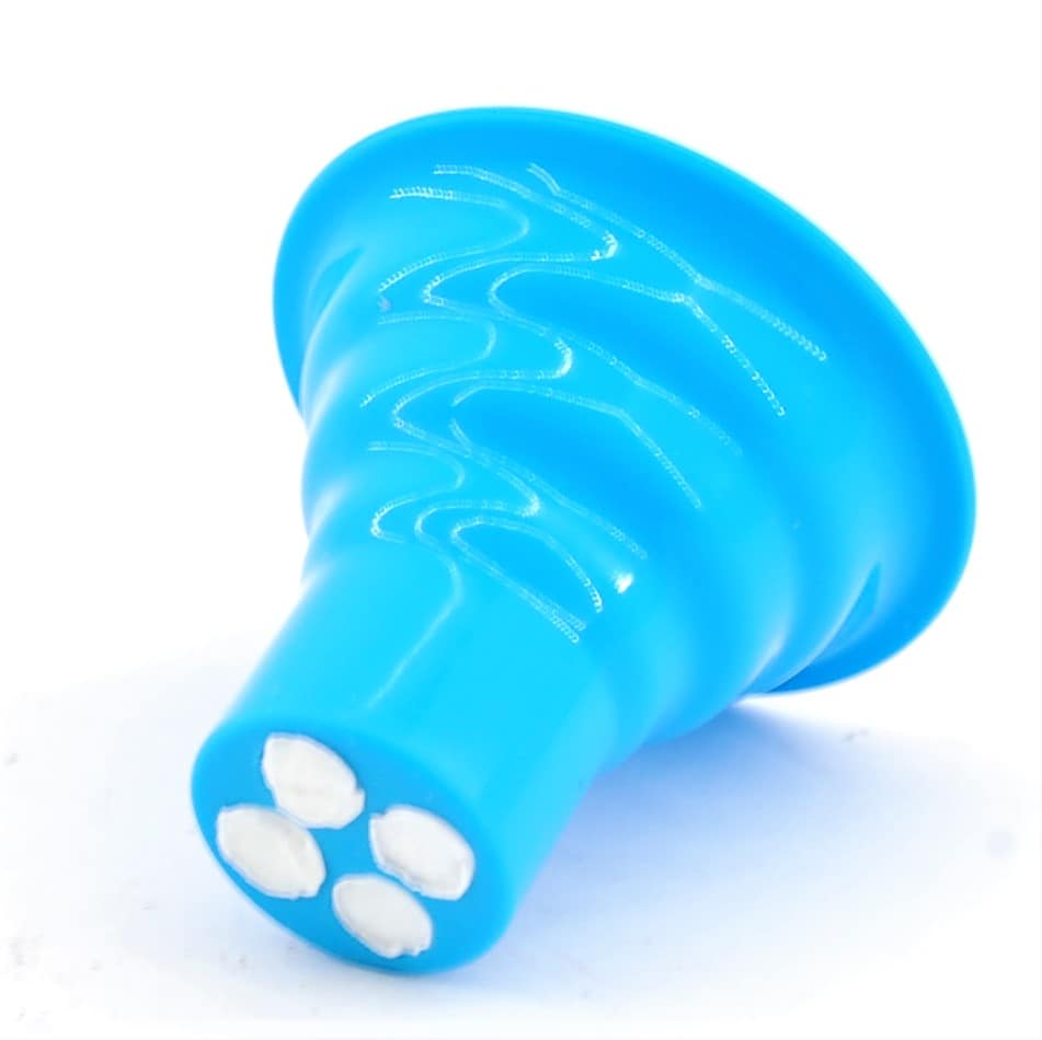 Silikónový náustok s filtrom na bongo- YD-700- Modrý