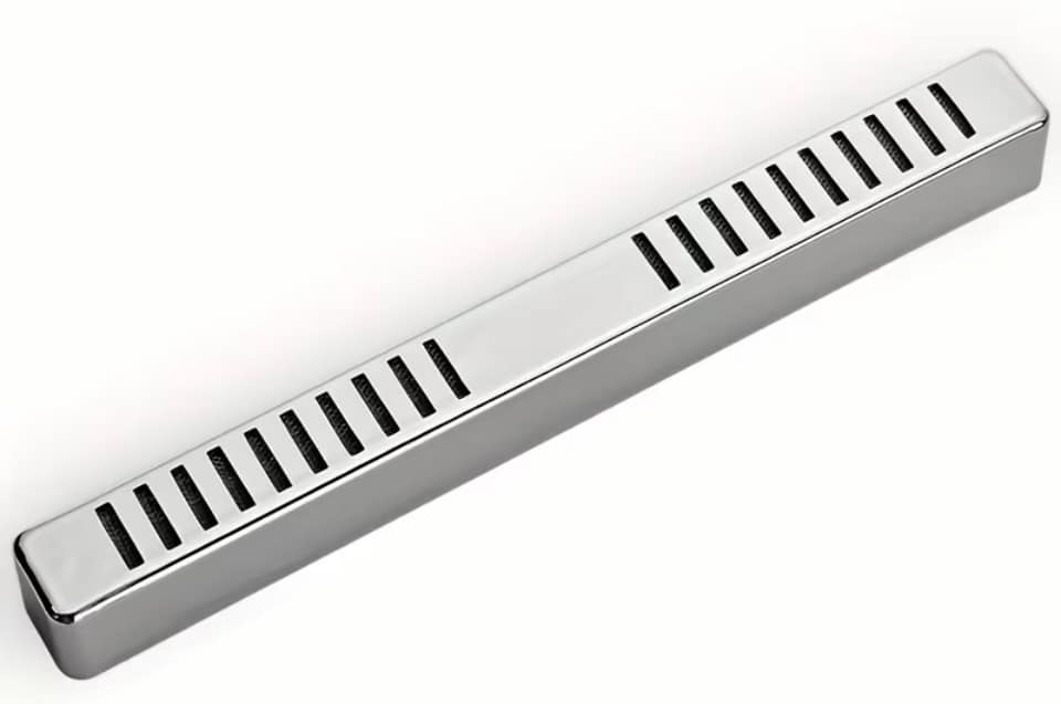 Zvlhčovač tabaku, cigár - strieborný dlhý