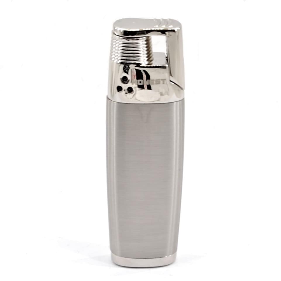 HONEST Zapaľovač BCZ380-1-03- Tryskový/Strieborný 1 HONEST Zapaľovač BCZ380-1-03- Tryskový/Strieborný