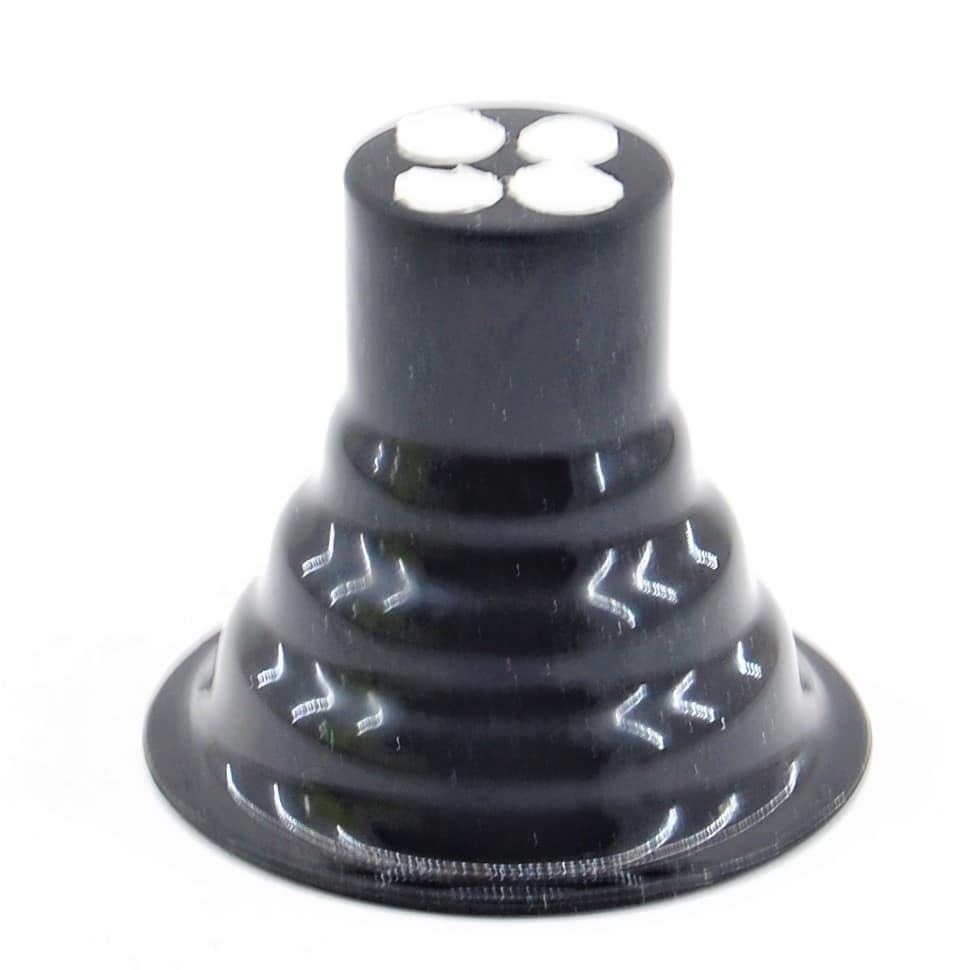 Silikónový náustok s filtrom na bongo- YD-700- Čierny