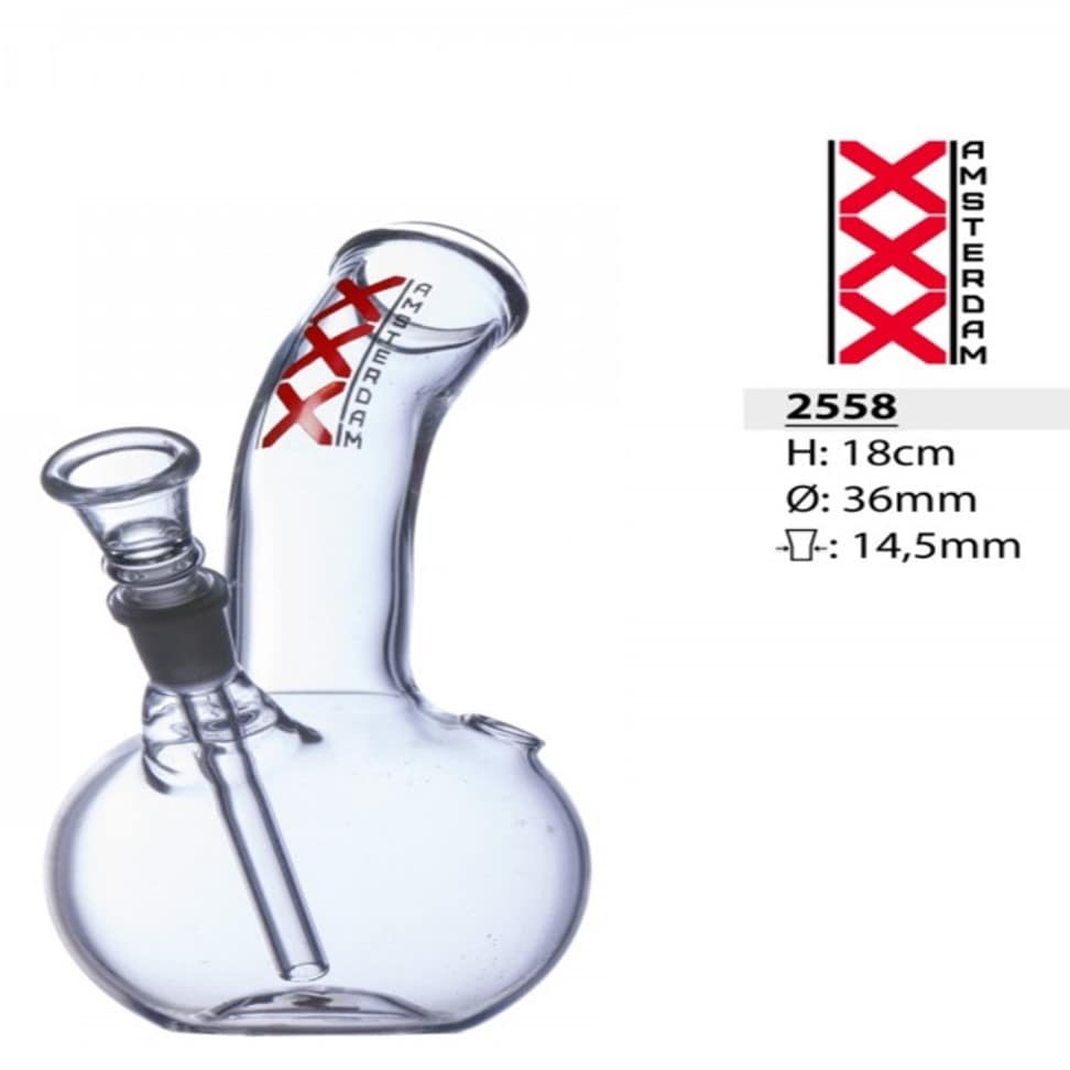 Bongo sklenené XXX Amsterdam- 2558