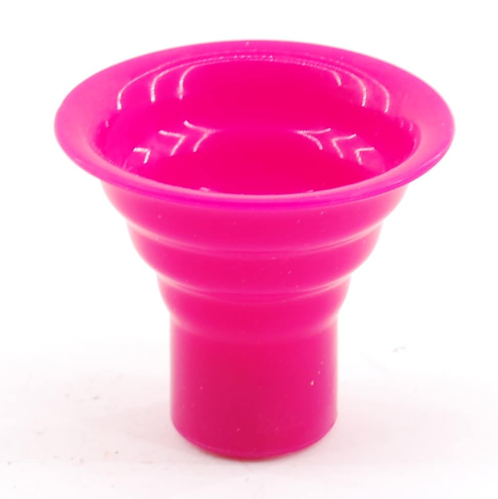 Silikónový náustok s filtrom na bongo- YD-700- Rúžový