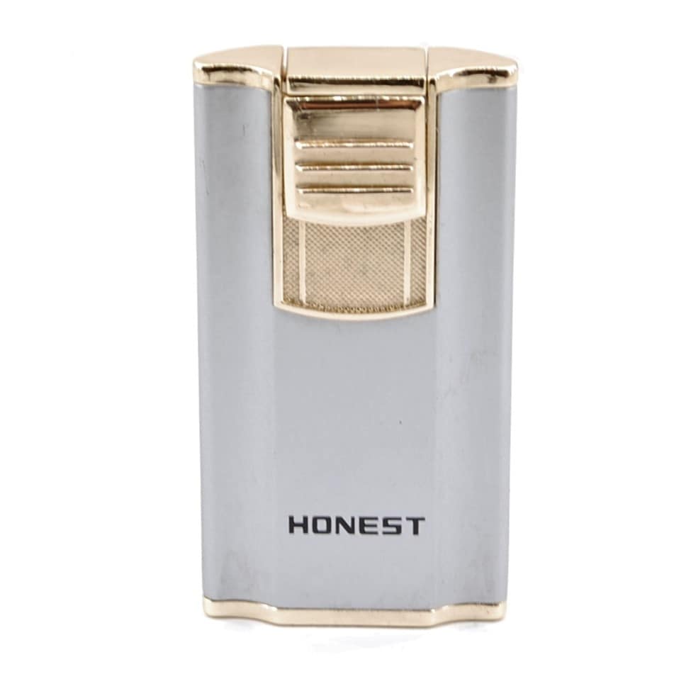 HONEST Zapaľovač  BCZ336-1-01- Tryskový/ Strieborný