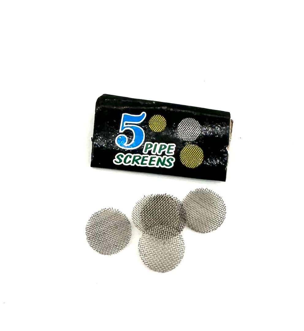Sitko na šlukovky, bongo- 5 ks -Stainless Steel Pipe Screens mini